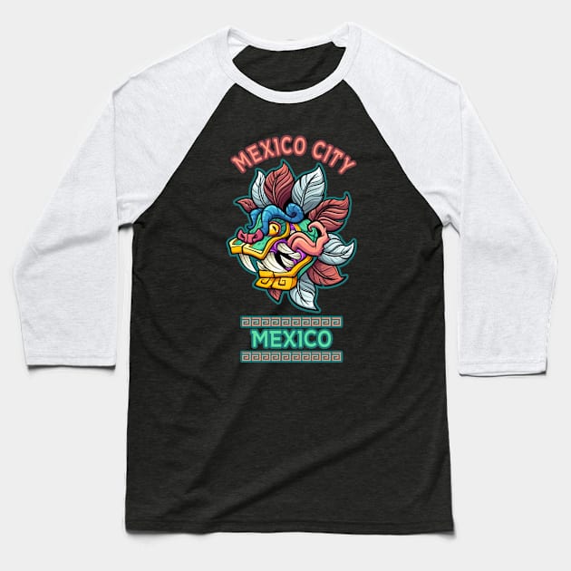 Mexico city Mexico Baseball T-Shirt by LiquidLine